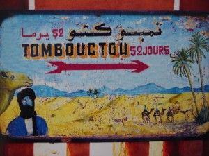 Em compensação, para quem está em Marrakesh e tem um camelo, Tombouctou é logo ali (foto do autor)