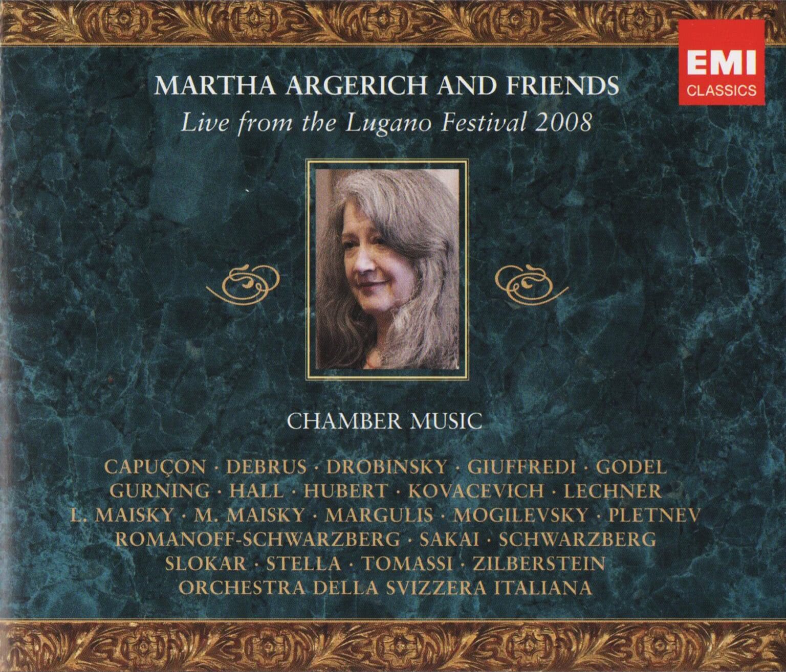 Martha Argerich And Friends Live From Lugano Festival 2008 Pqp Bach 1207