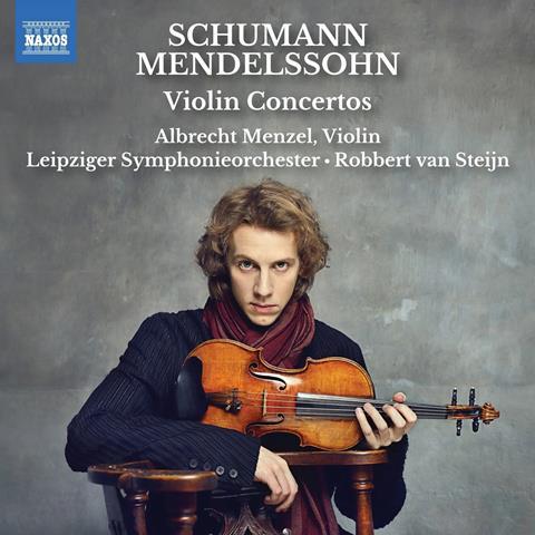 Robert Schumann (1810-1856), Felix Mendelssohn (1809-1847): Concertos para violino (Menzel, Leipziger SO, Van Steijn)